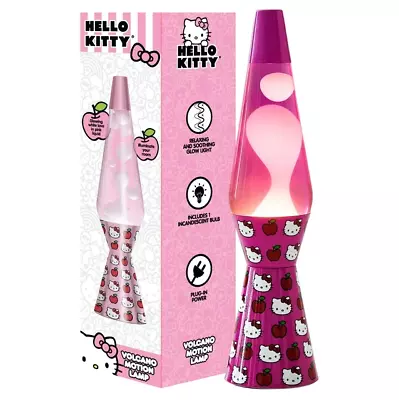 Hello Kitty 16” Lava Motion Volcano Lamp Pink Wax In Pink Liquids Perfect Gift • $27.25