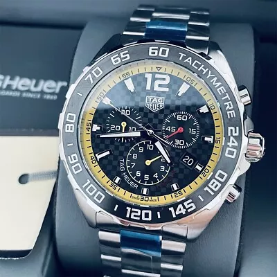 Tag Heuer Formula 1 Chronograph Black Dial 43mm Men's Watch CAZ101AC.BA0842   • $929.99