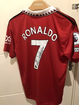 🇵🇹 Cristiano Ronaldo Manchester United Printed Signed Shirt • £150