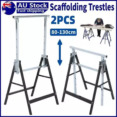 $78.88 • Buy 1 Pair Scaffolding Trestles Building Handyman Works Scaffold Saw Horse Bench New