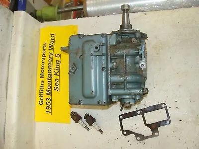 1953 54 Montgomery Ward Sea King 5hp Outboard Powerhead Power Head Engine Crank • $65