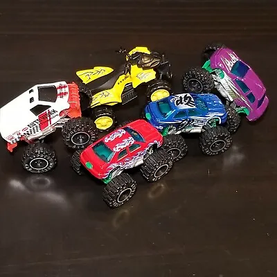 Greenbrier International LOT Mini Monster Trucks Van Car Express Diecast 4X4 Atv • $4