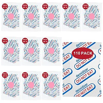 $12.91 • Buy 110 Pack 100cc-2500cc Food Grade Oxygen Absorbers For Food Storage For Long Term