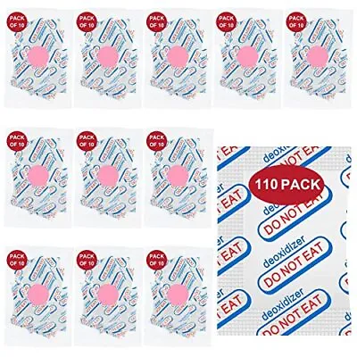 Oxygen Absorbers For Food Storage W/ Oxygen Indicator 100cc - 2500cc 110-pack • $17.47