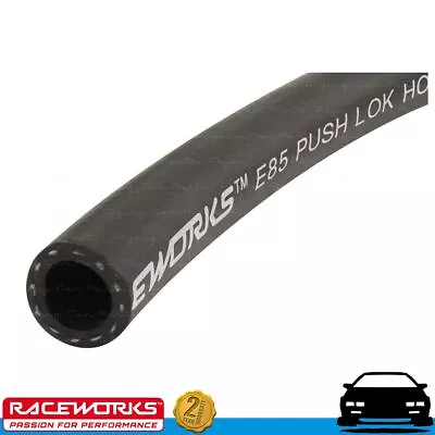 RACEWORKS Push Lock Lok Hose AN8 8AN 5 Metres Fuel Oil E85 Diesel • $110.29