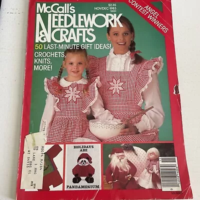 McCalls Needlework & Crafts Magazine - Nov/Dec 1983 - 50 Gifts Crochet/Knits • $10