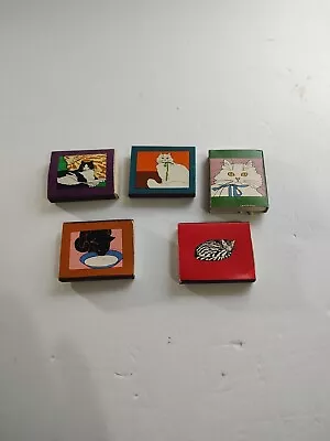 Vintage Wooden Matches With Box Matchbooks With Cats • $8.50