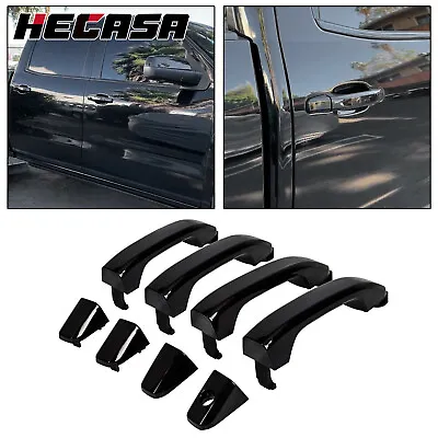 For 23236150 Silverado Sierra 2014-2019 Gloss Black Painted 4 Pcs Door Handles • $27