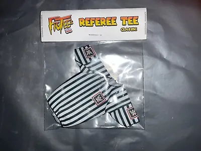 New Custom Wwe Referee Wrestling Figure T-shirt Elite Basic Aew Accessories • $36.40