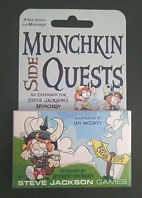 SJG4264 Munchkin: Side Quests - 30 Card Expansion - 1st Edition - Factory Sealed • $12.95
