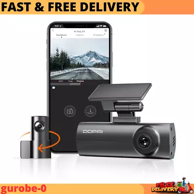 DDPAI Dash Cam Front And Rear 1296P Front 1080P Rear Dash Camera For Cars Buil • $117.99
