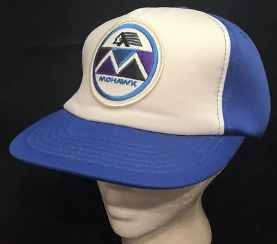 Vtg Mohawk Hat Snapback Gas Station Patch Logo Cap Oil Company Farmer Style • $22.07