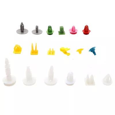 200Pcs Assorted Car Vehicle Plastic Rivets Fastener Fender Bumper Clips Kit • $12.98