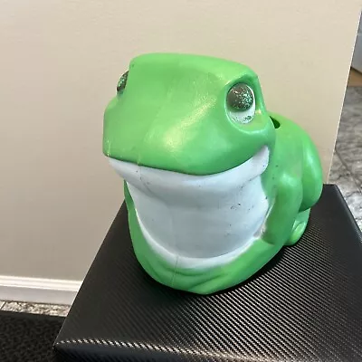 Vintage Bright Green FROG Garden / Patio Planter Blow Mold Plastic Lg 11x 14x11 • $21