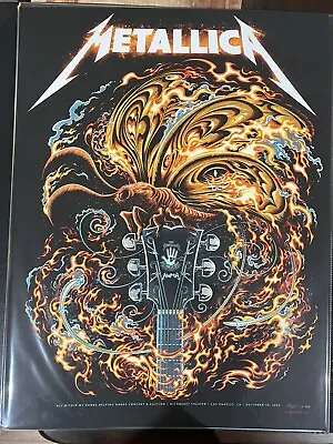 AP Metallica Poster 2022- Microsoft Theater California. Miles Tsang • $90