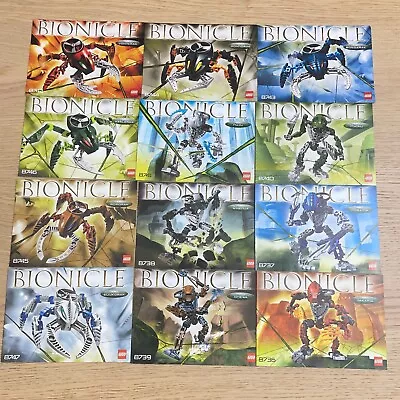 LEGO® - Bionicle - Bulk X15 - VISORAK & TOA HOROIKA  -  INSTRUCTION BOOKLET ONLY • $85