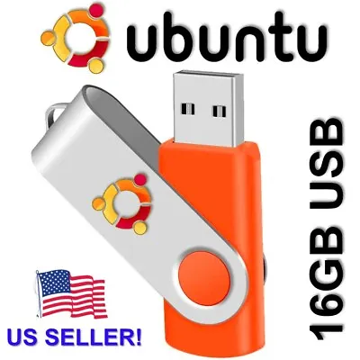 Ubuntu Linux 23.10 Newest Version BOOTABLE/LIVE 16GB USB Flash Drive Free Ship • $13.99