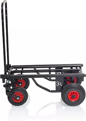 All-Terrain Folding Multi-Utility Cart With 30-52” Extension & 500 Lbs.-Black • $292.99