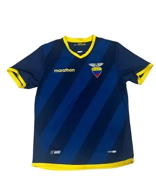 FEF Ecuador Marathon Hidrotec Soccer Maglia Trikot Jersey Men's Small • $38.99