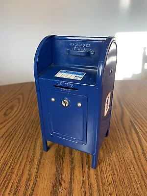 Vintage Western Stamping Corp U.S. Mailbox Bank Pressed Steel Toy Still 7.5”tall • $14