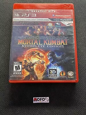 Mortal Kombat -- Komplete Edition (Sony PlayStation 3 2012) Cib - Tested • $10.92