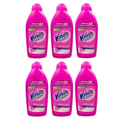 6X  Vanish Hand Carpet Shampoo Oxi Action Carpet Care & Upholstery Cleaner 450ml • £11.49