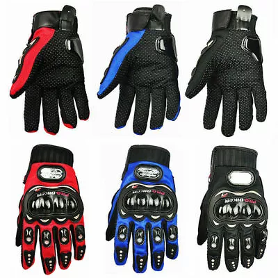 Biker Fingerless / Full Finger Motorcycle Riding Racing Cycling ATV Sport Gloves • $12.98