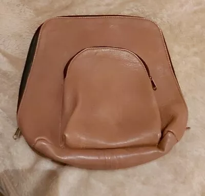 Genuine Leather Backpack - TAN - VINTAGE But UNUSED • £15