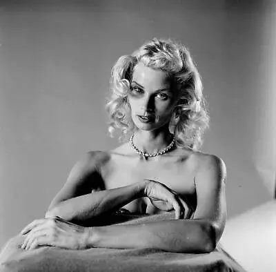 $9 • Buy Actress Irish Mccalla Poses At Home In LA 1956 OLD PHOTO 9