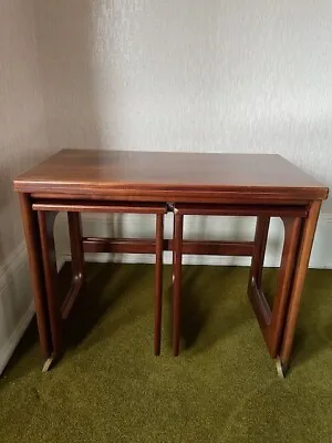 VINTAGE McINTOSH NEST OF 3 TABLES 1970S MID CENTURY RETRO • £50