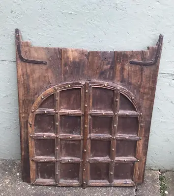 ANTIQUE Vintage TURKISH WOODEN DOOR Panel Shutter Furniture Architectural Arabic • $246.24