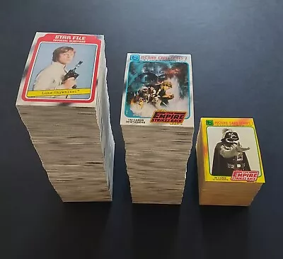 Lot Of (1030) Assorted 1980 Topps Star Wars Empire Strikes Back Series 1-3 Cards • $129.95