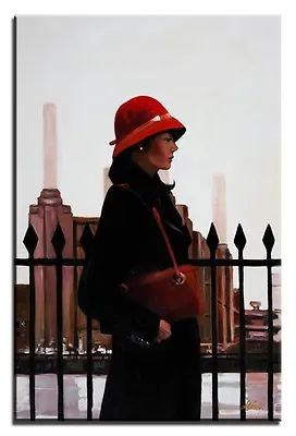 Jack Vettriano - 90x60cm Oil Painting Hand Painted Canvas Signed G16093 • £141.76