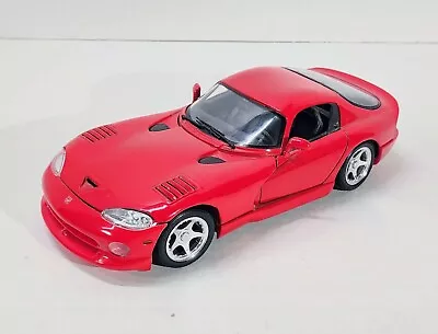 Maisto 1997 Dodge Viper GTS R GT2 1:18 Scale Diecast Model Car Exclusive Red • $32.30