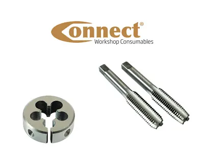 £11.78 • Buy M10 X 1.25mm 3pc Taper Tap, Plug Tap And Split Die Set By Connect