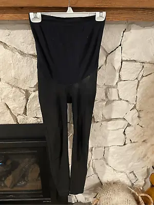 Spanx Maternity Faux Leather Leggings Size S • $34