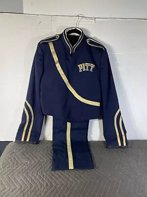 Vintage Pitt University Pittsburgh Marching Band Uniform Blue Wool Jacket Pants • $30