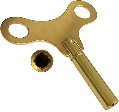New Brass Quality Winding Clock Key Mantle & Bracket Clock 17 Sizes Available • £4.69