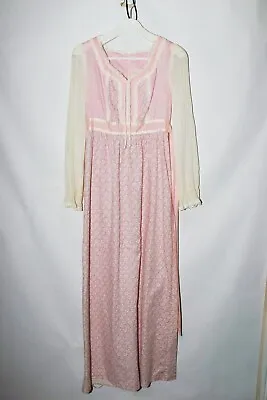 VTG Vicky Vaughn Junior Dress Prairie Pink Cottage Size XS/S • $54.30