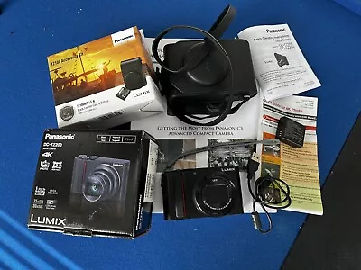 Panasonic LUMIX DC TZ200 20.1MP Zoom Travel Camera - Black - Excellent Condition • £599