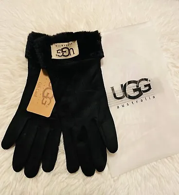 UGG Women's Winter Gloves Fleece And Lined. Black Brand New. • $25.97