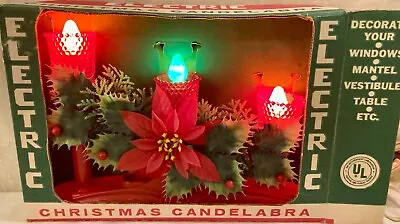 Vintage Electric Christmas Candelabra I.O.B. • $24.99