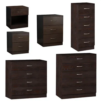 Modern Chest Of Drawers With Handles Bedside Table Cabinet Bedroom Furniture • £33.99