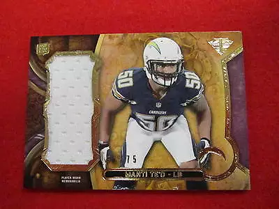 2013 Triple Threads Manti Te'o Rookie Jersey Card  Chargers  Jsy #ed 31 / 75 • $8.99