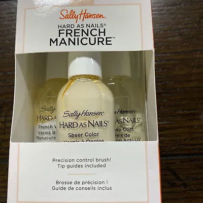 Sally Hansen Hard As Nails French White Manicure Nail Polish Sheer Romance Q09 • $7.99