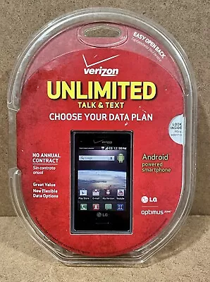 NEW Verizon Unlimited Talk & Text No Annual Contract LG Optimus  Prepaid Phone • $34.99