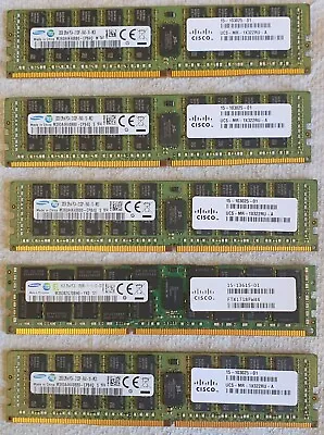 Samsung 32GB M393A4K40BB0-CPB DDR4-2133 RDIMM PC4-17000P-R Dual Rank X5 • $175