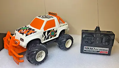 Vintage Nikko Wild Cat Safari R/C W/ 27 MHz Controler Tested Works (Video) • $59.99