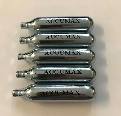 ACCUMAX : 20 X 12g Co2 Gas Capsule Cartridge Air Rifle Pistol Gun Airgun • £12.50