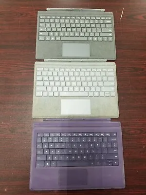 Microsoft FMM-00001 Surface Pro Type Cover - Grey/Dark Grey/Purple • $35